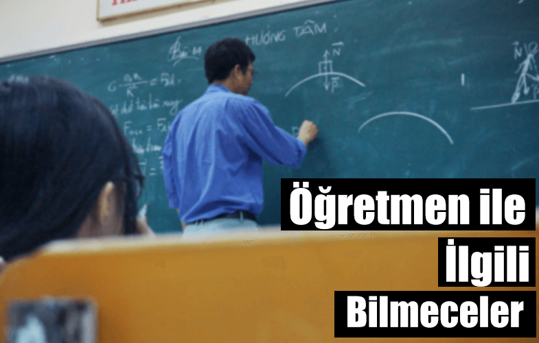 Öğretmen ile ilgili bilmeceler
