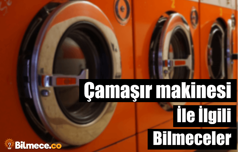 Çamaşır makinesi ile ilgili bilmeceler